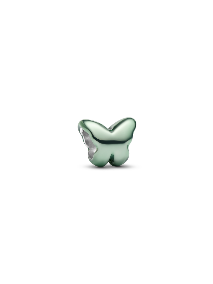 Mini charm Papillon vert