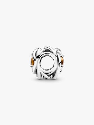 FINAL SALE - November Honey Eternity Circle Charm