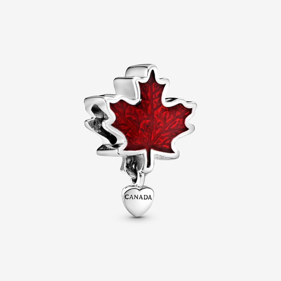 Canada Red Maple Leaf Charm image number 0