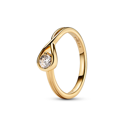 Pandora Infinite Lab-grown Diamond Ring 0.25 ct tw 14k Gold