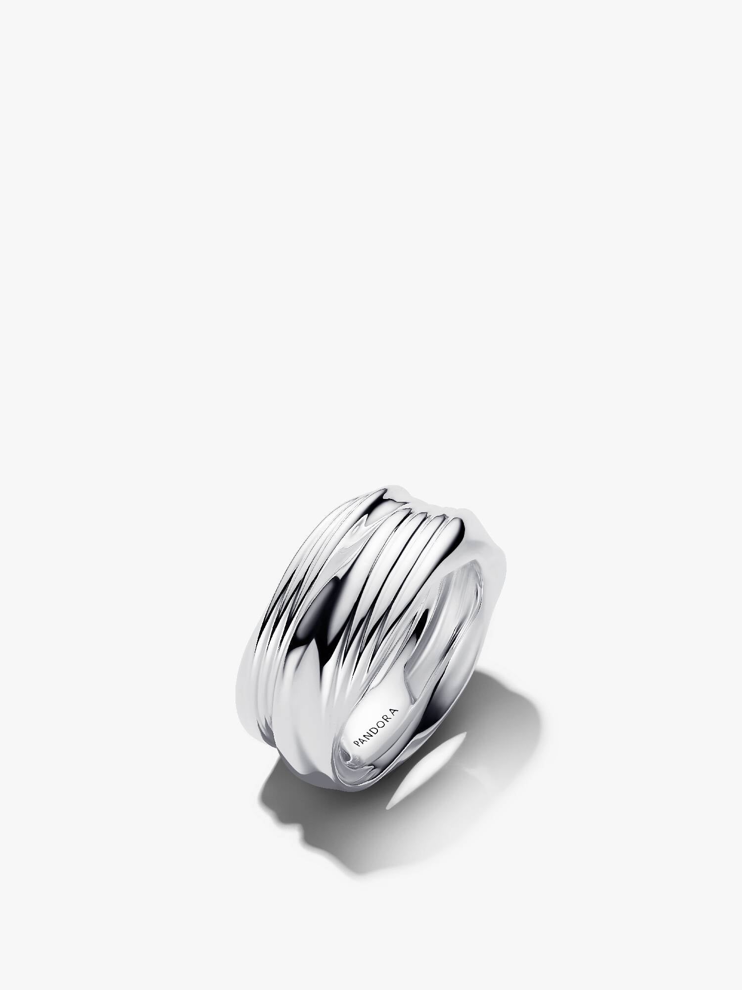 Bague double torsadée