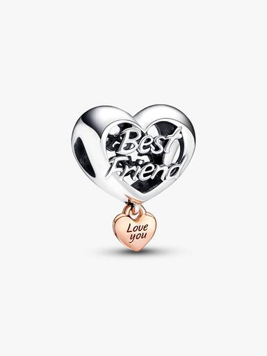 VENTE FINALE - Charm Cœur « Love You Best Friend »