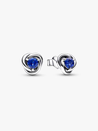 Clous d’oreilles Cercle éternel bleu de septembre