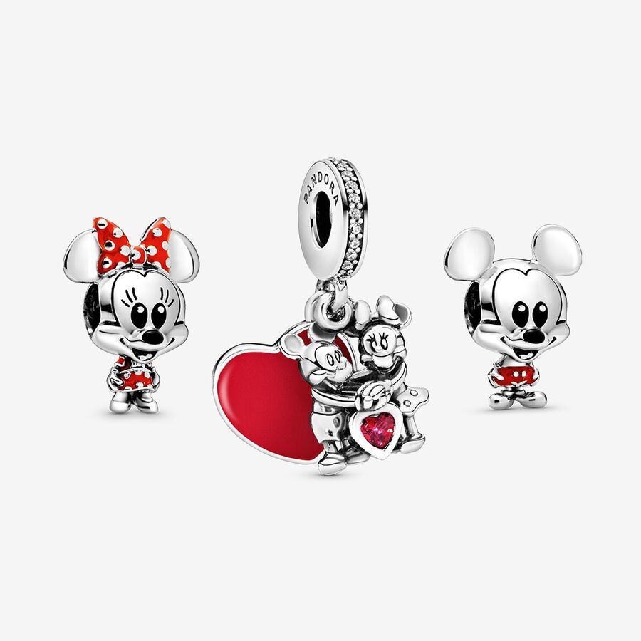 Ensemble de charms Mickey Mouse et Minnie Mouse de Disney image number 0