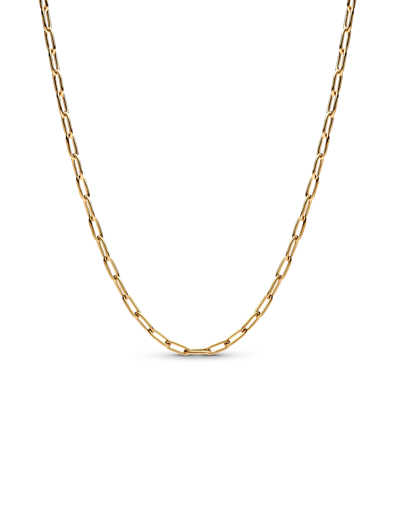 Elongated Link Chain Necklace