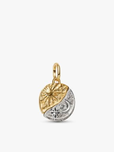 Sun & Moon Medallion Bracelet Set