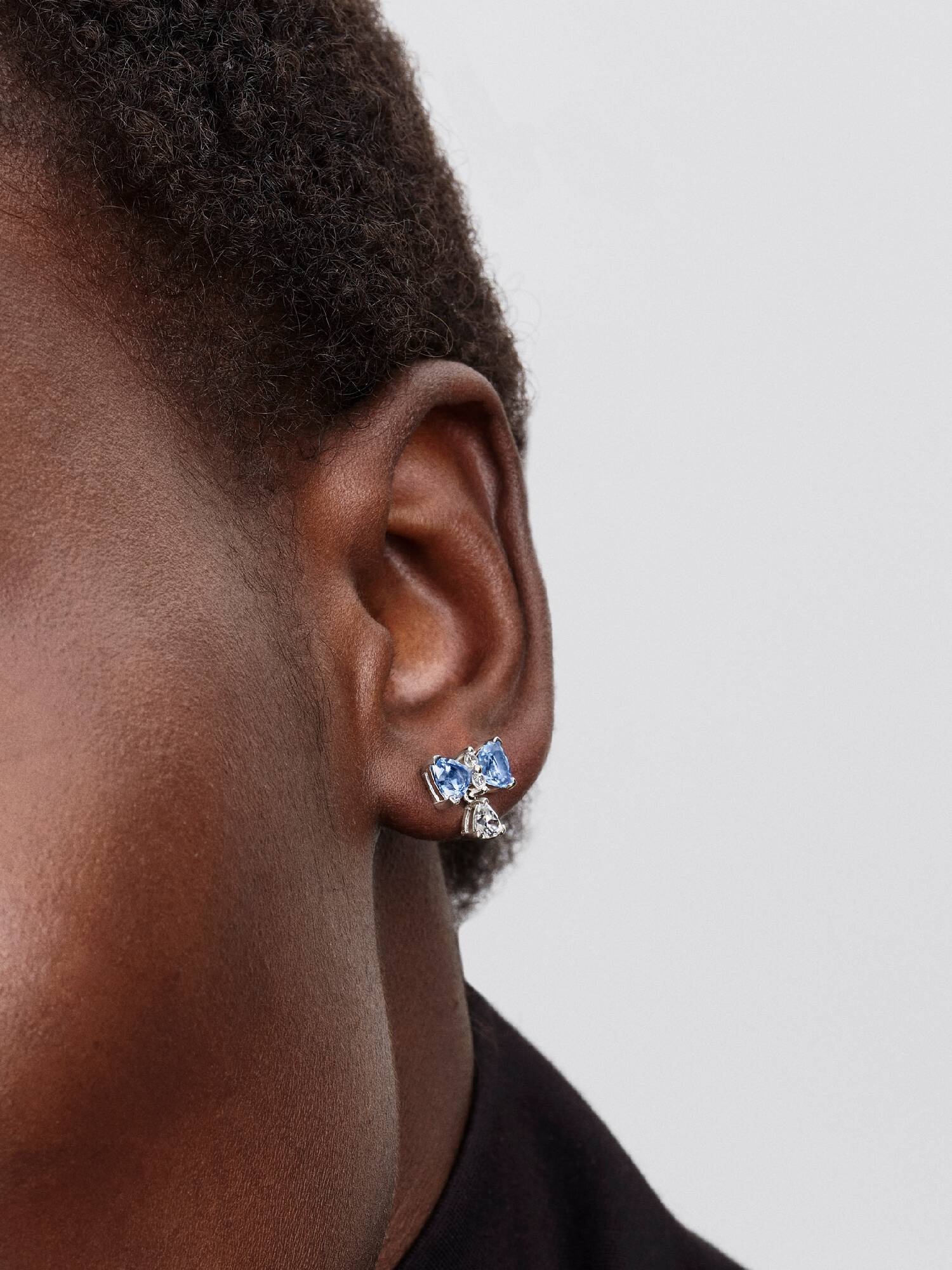 Clous d’oreilles Boucle bleue Bridgerton