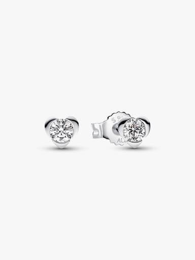 FINAL SALE - Pandora Talisman Lab-Grown Diamond Heart Earrings