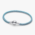 Blue Cord Snake Chain Bracelet Blue Cord Snake Chain Bracelet