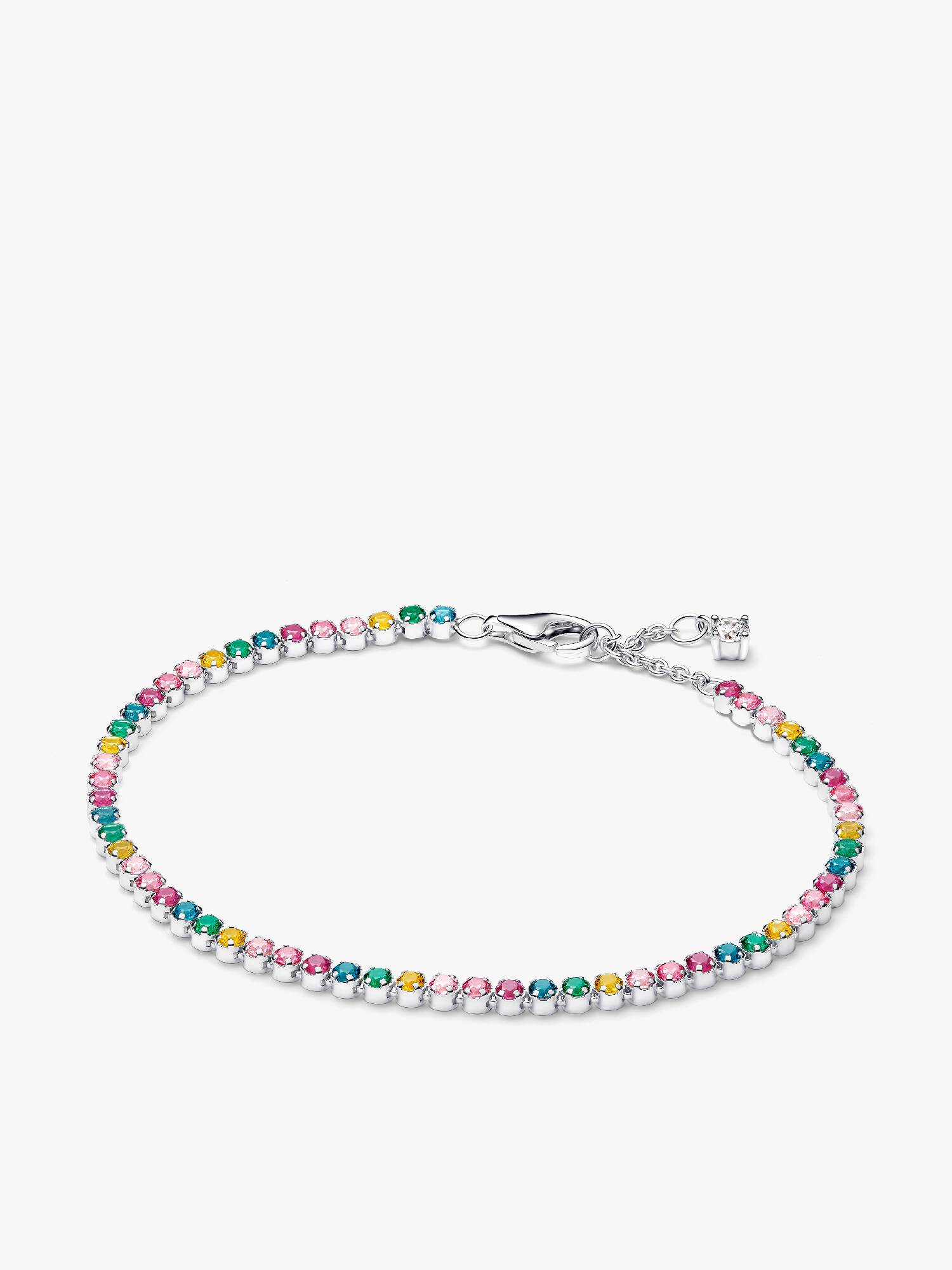 Rainbow Tennis Bracelet