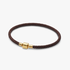 Bracelet Cordon brun scintillant Bracelet Cordon brun scintillant