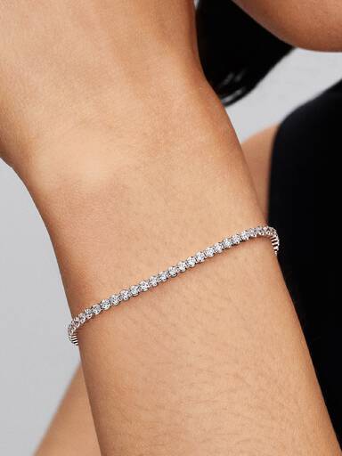 Bracelet tennis scintillant