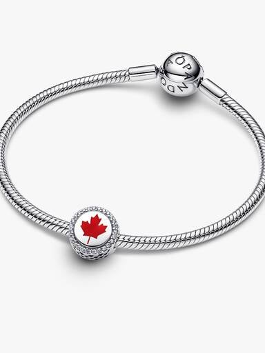 Charm-pendentif Feuille d’érable canadienne