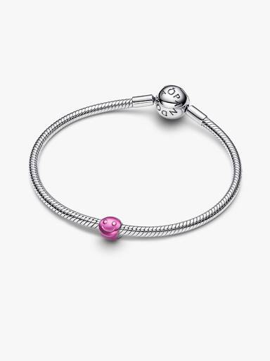 Mini charm Grand sourire rose