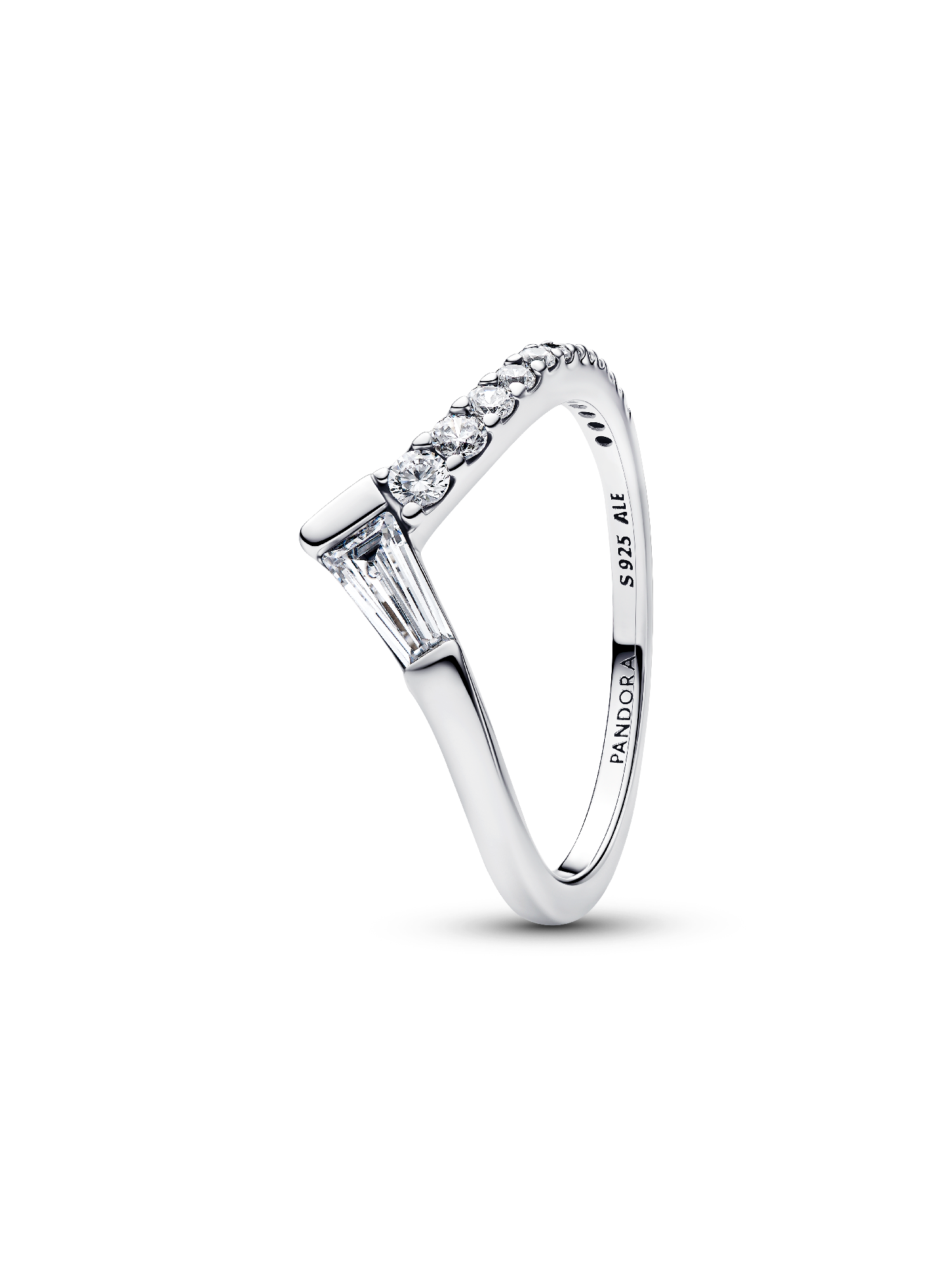 Tiara Baguette Pavé Band Ring