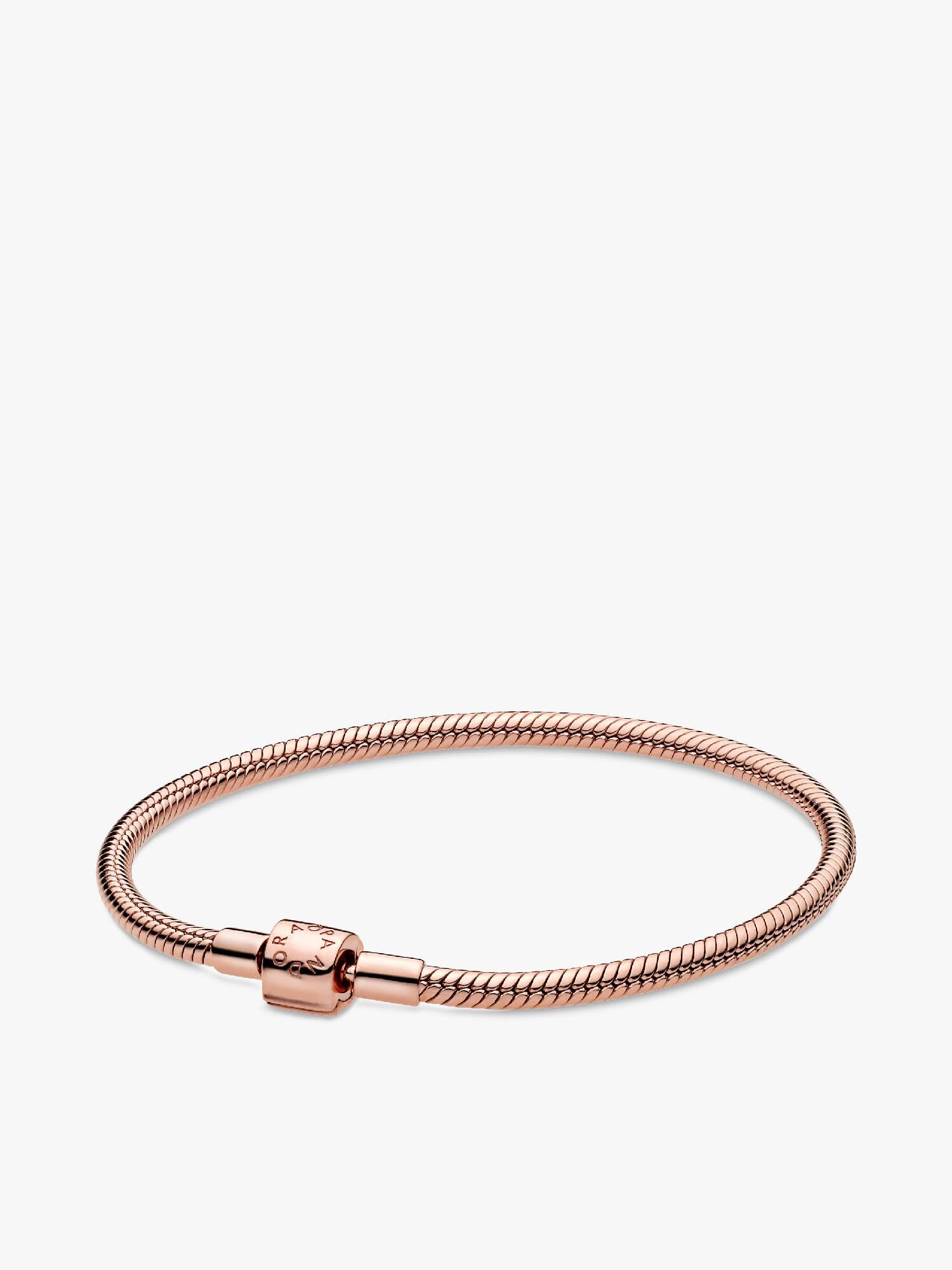 FINAL SALE - Pandora Moments Barrel Clasp Snake Chain Bracelet