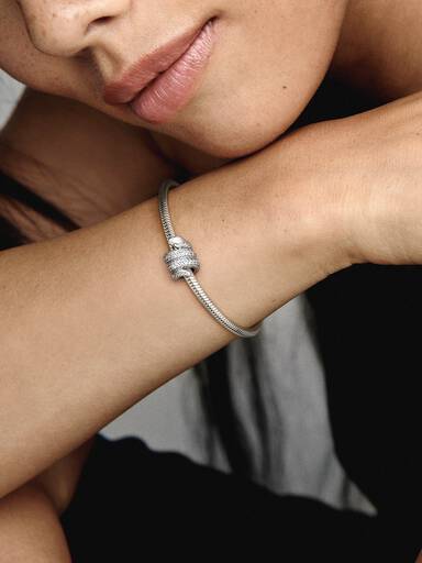 FINAL SALE - Sparkling Wrapped Snake Charm