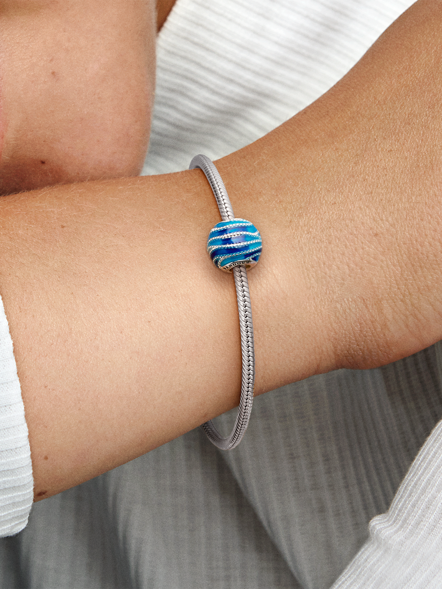 Blue Wave Charm