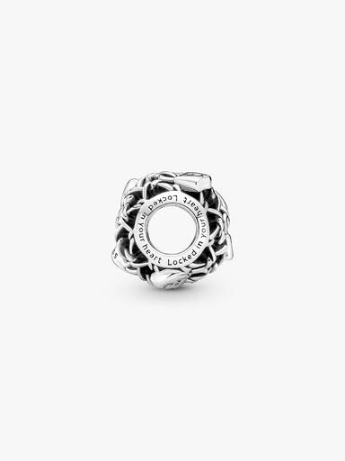 FINAL SALE - Openwork Chain Link Padlock Charm