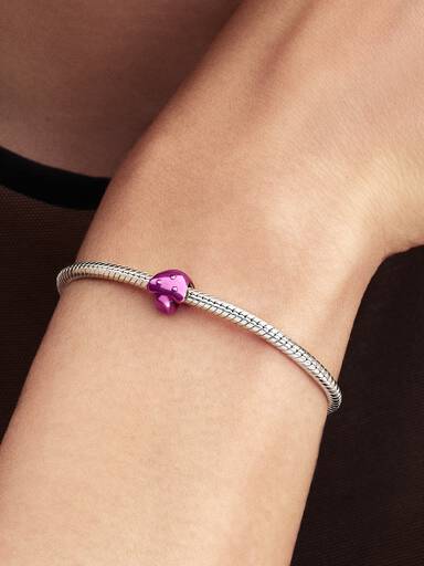 Mini charm Champignon rose