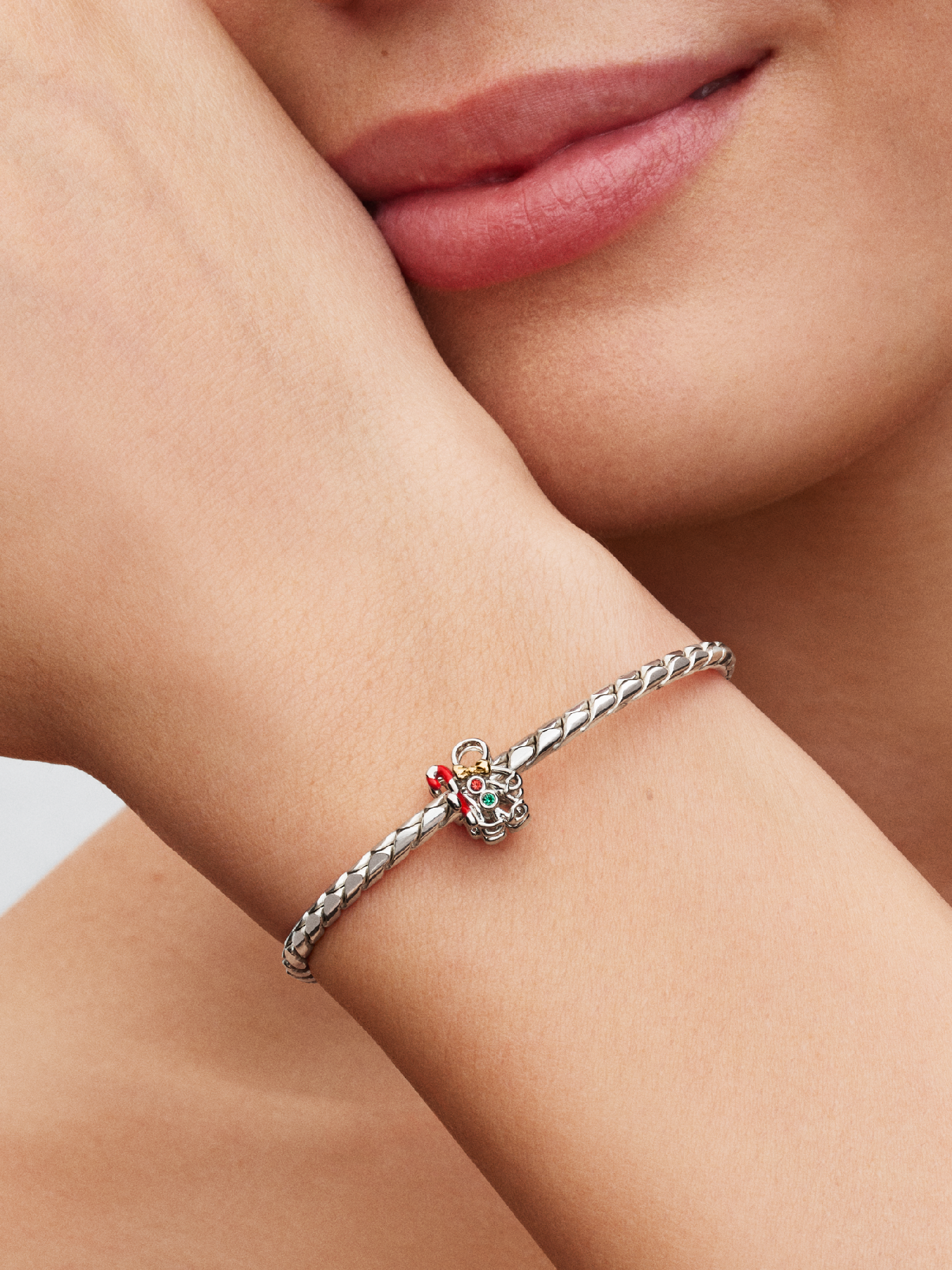 Gingerbread Man Openwork Charm