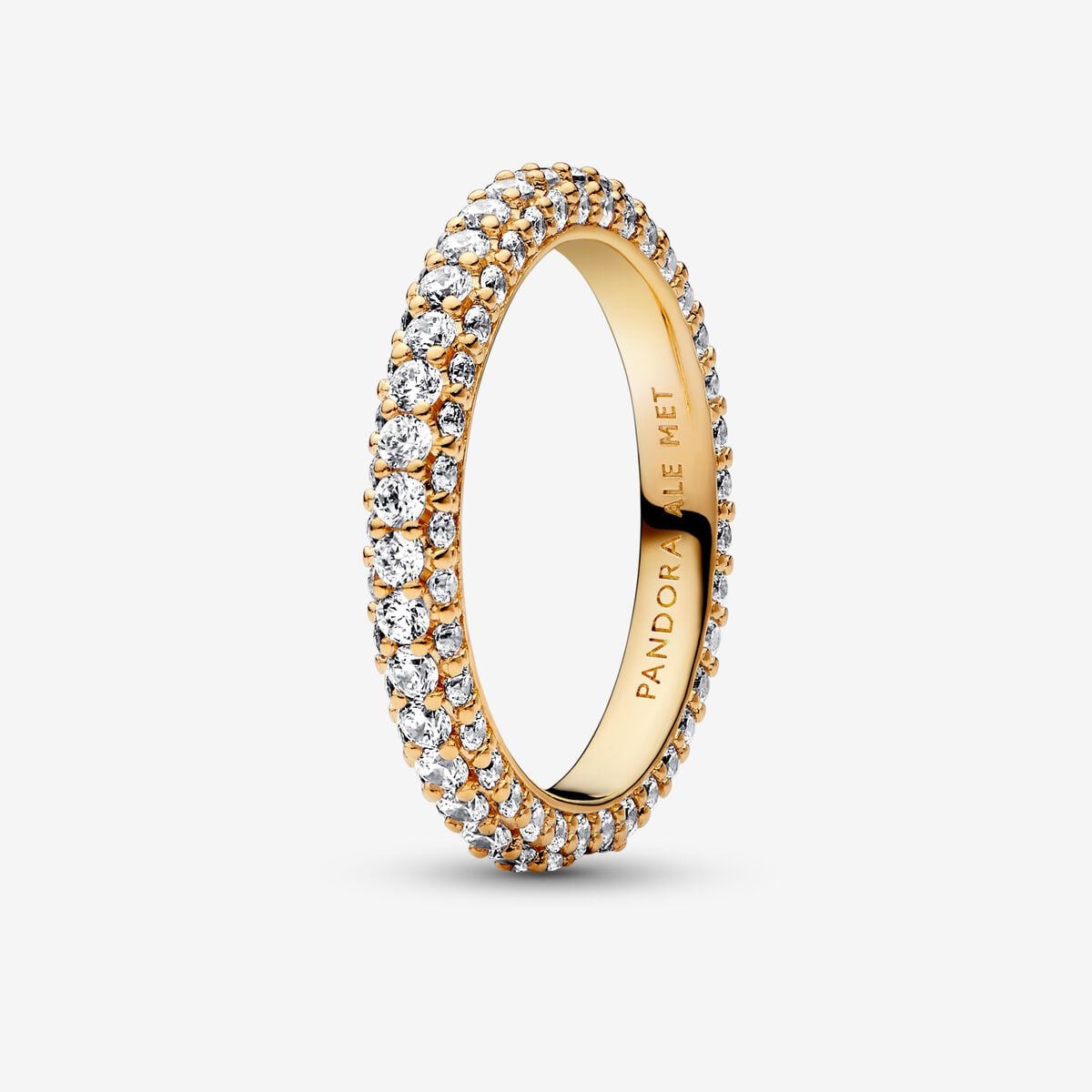 Pandora Rings In Store Pandora Timeless Pavé Single-row Ring | Gold plated | Pandora Canada