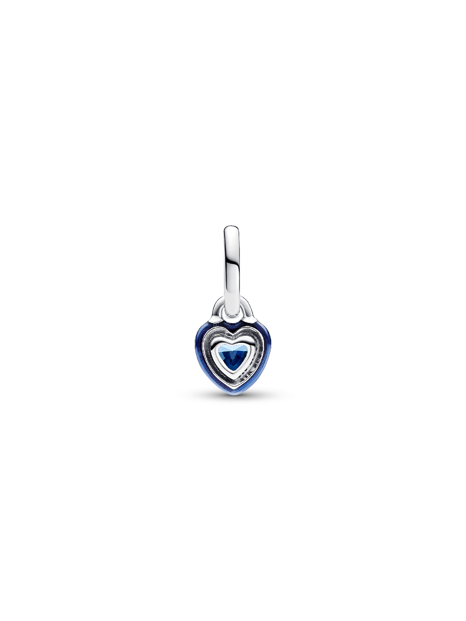 Mini charm-pendentif Chakra en forme de cœur noir Pandora ME