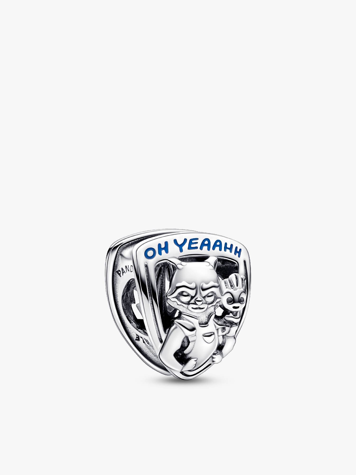 FINAL SALE - Marvel Guardians of the Galaxy Rocket Raccoon & Groot Emblem Charm