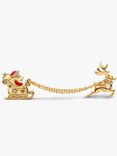 Charm double Traîneau du Père Noël