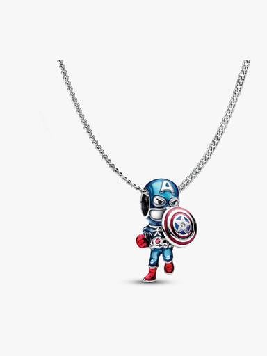 Ensemble de colliers à breloques Captain America