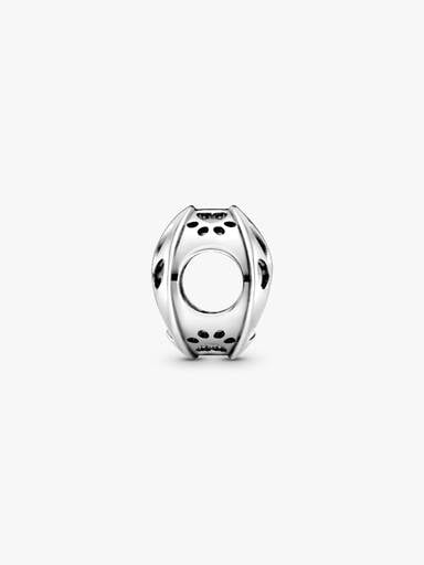 Openwork Paw Print Charm