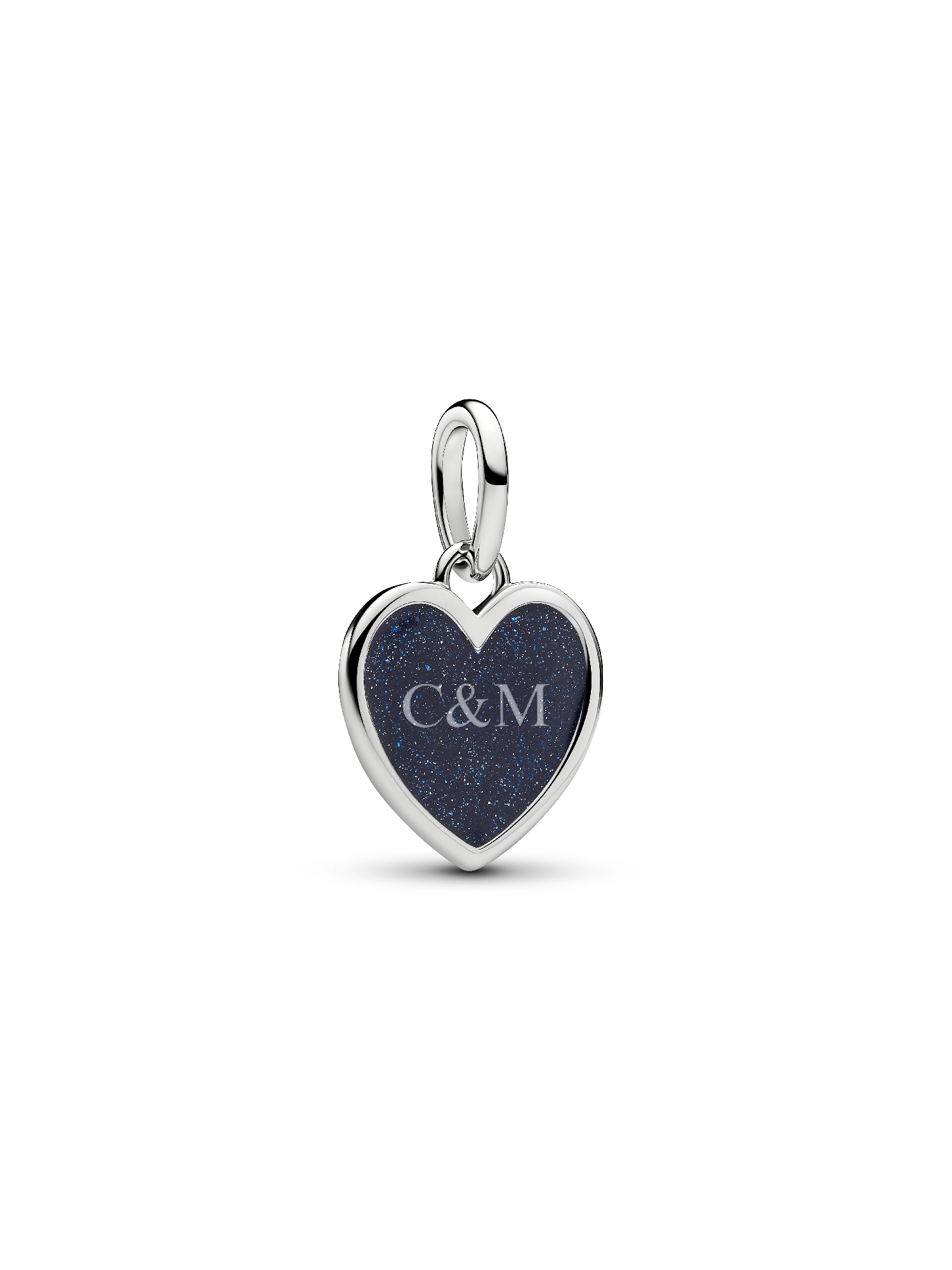 Engravable Heart Dangle Charm