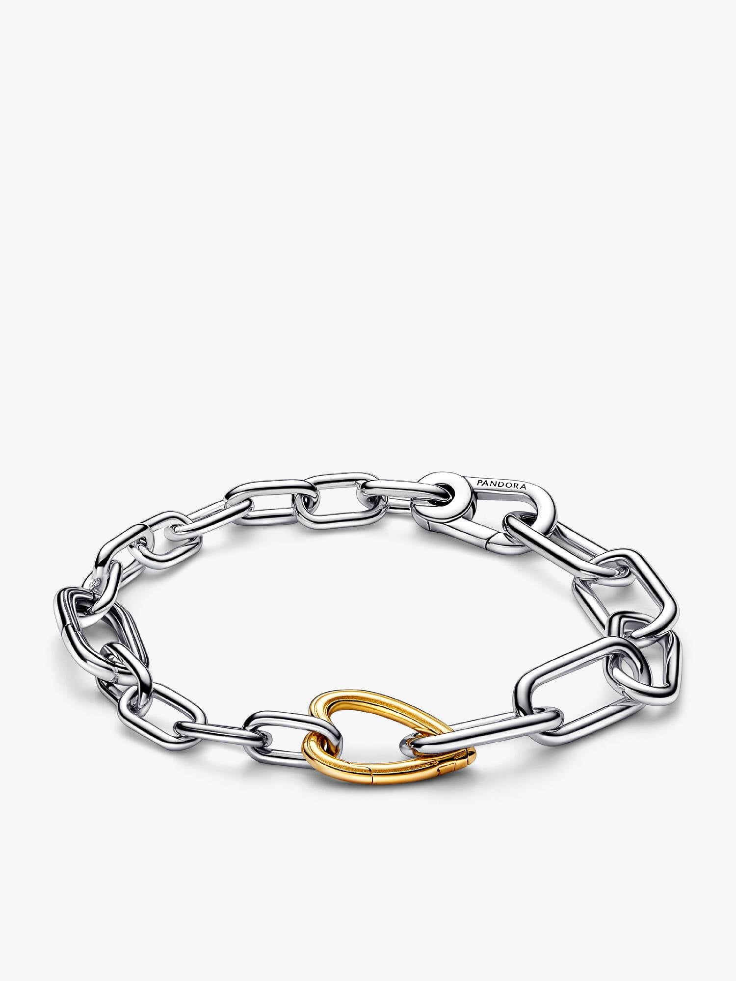 FINAL SALE - Pandora ME Two-tone Heart Openable Link Chain Bracelet