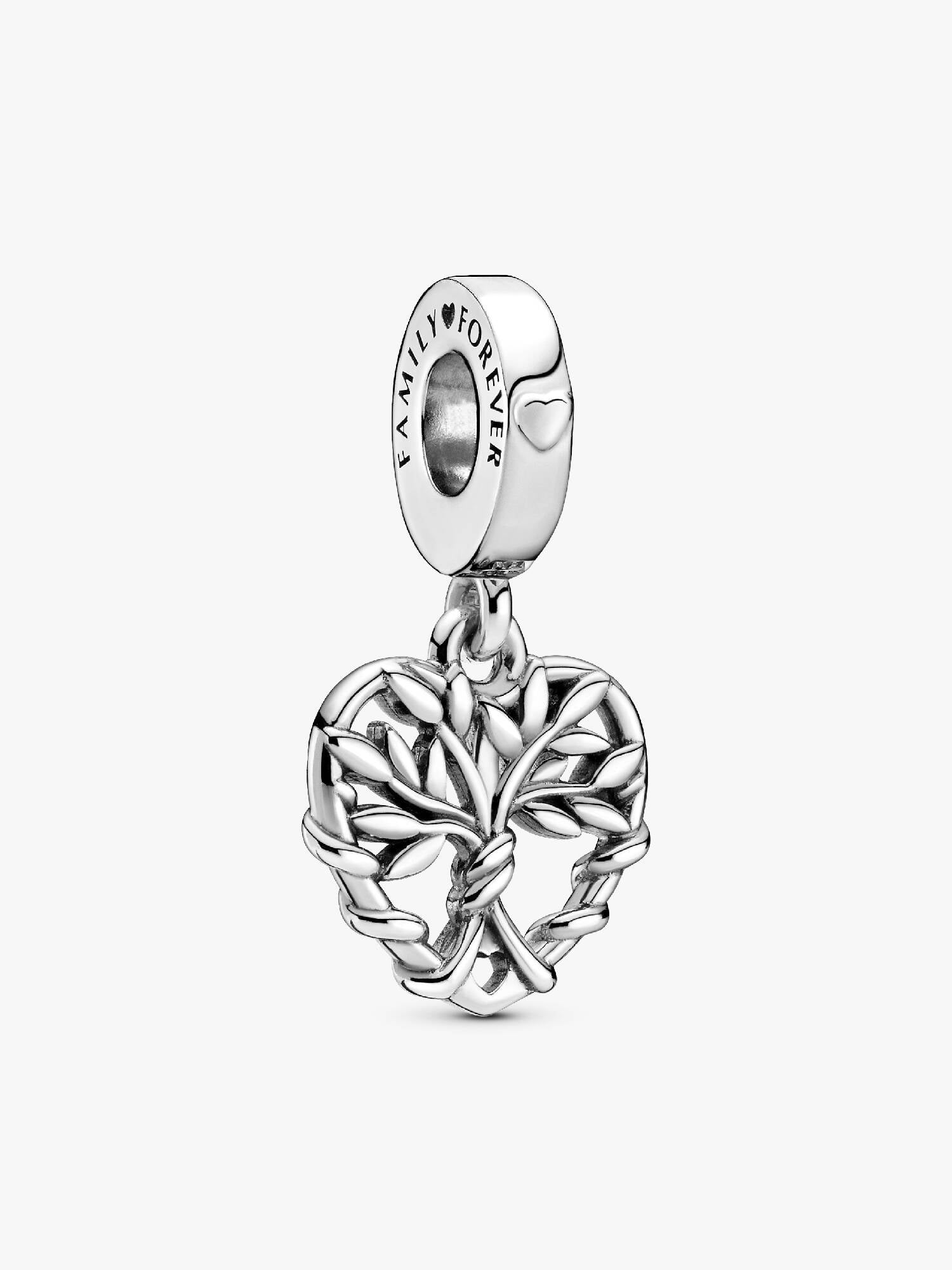 FINAL SALE - Heart Family Tree Dangle Charm