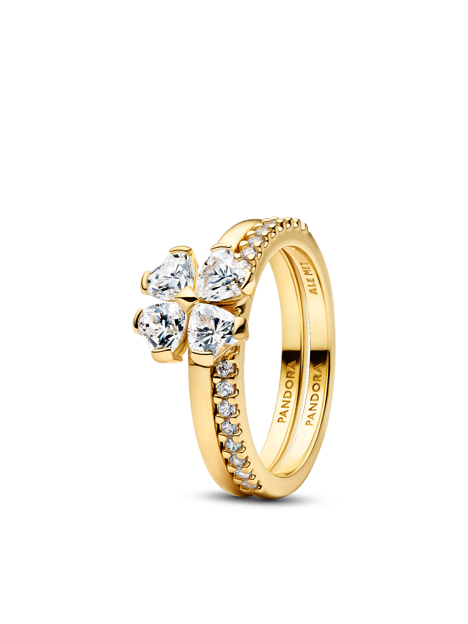 Four Leaf Clover Friendship Ring Set