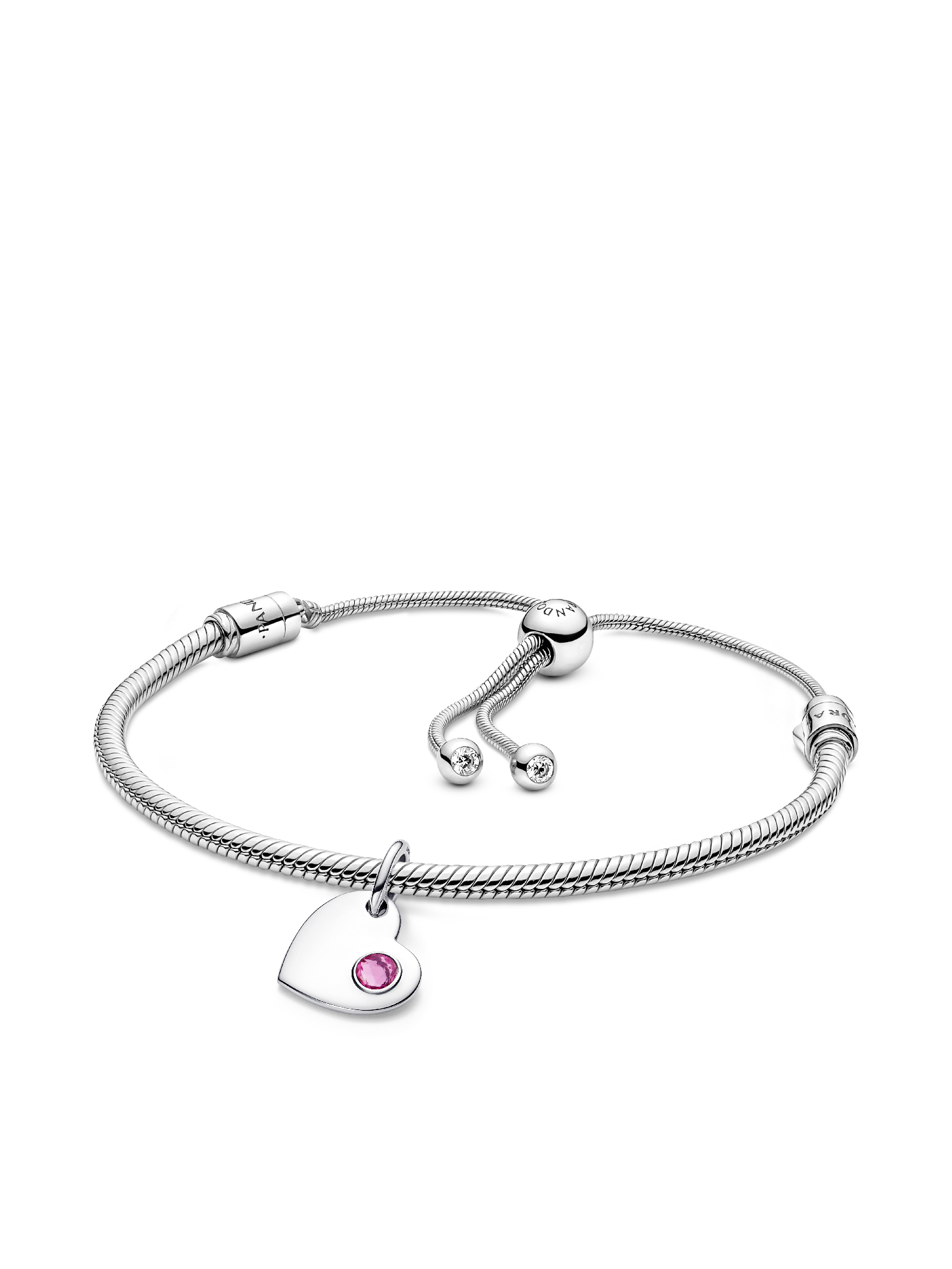 October Engravable Dangle Charm Bracelet Set