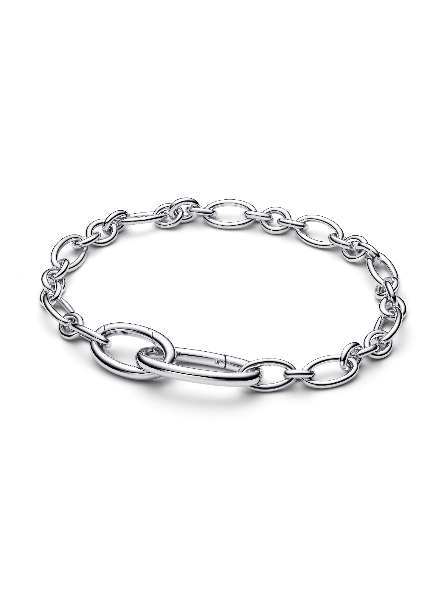 Bracelet à chaîne maillons ovales ouvrant