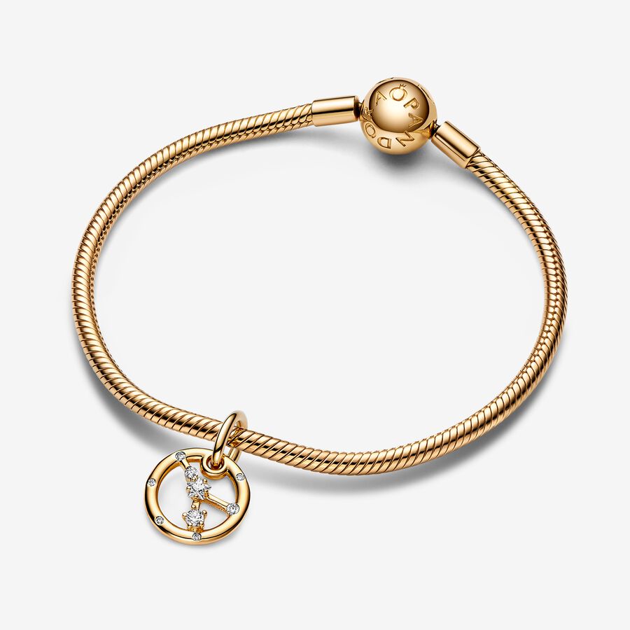 Ensemble de bracelets à breloques pendants du zodiaque Cancer image number 0