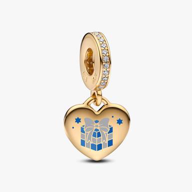 Hanukkah Gift Box Charm Dangle