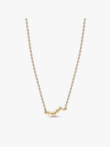 Pandora Era Lab-Grown Diamond Droplet Bar Necklace
