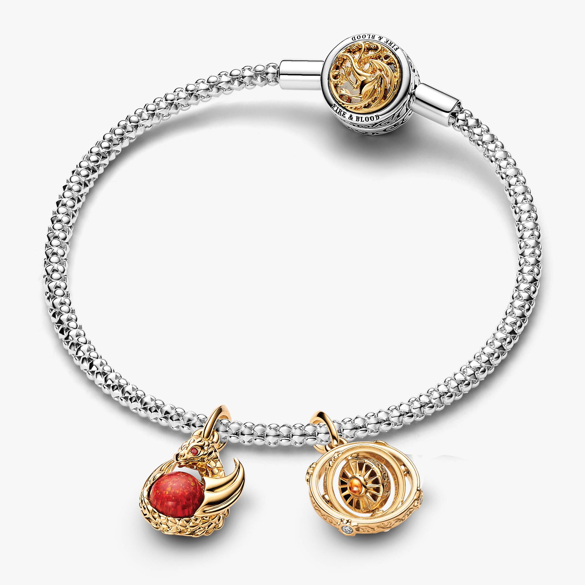 Game of Thrones ensemble de bracelets de charme d’or pendant