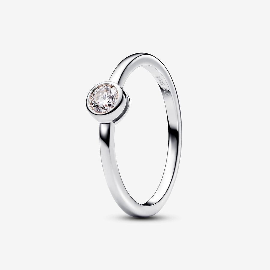 Pandora Era Bezel Lab-grown Diamond Ring 0.25 carat tw Sterling Silver image number 0