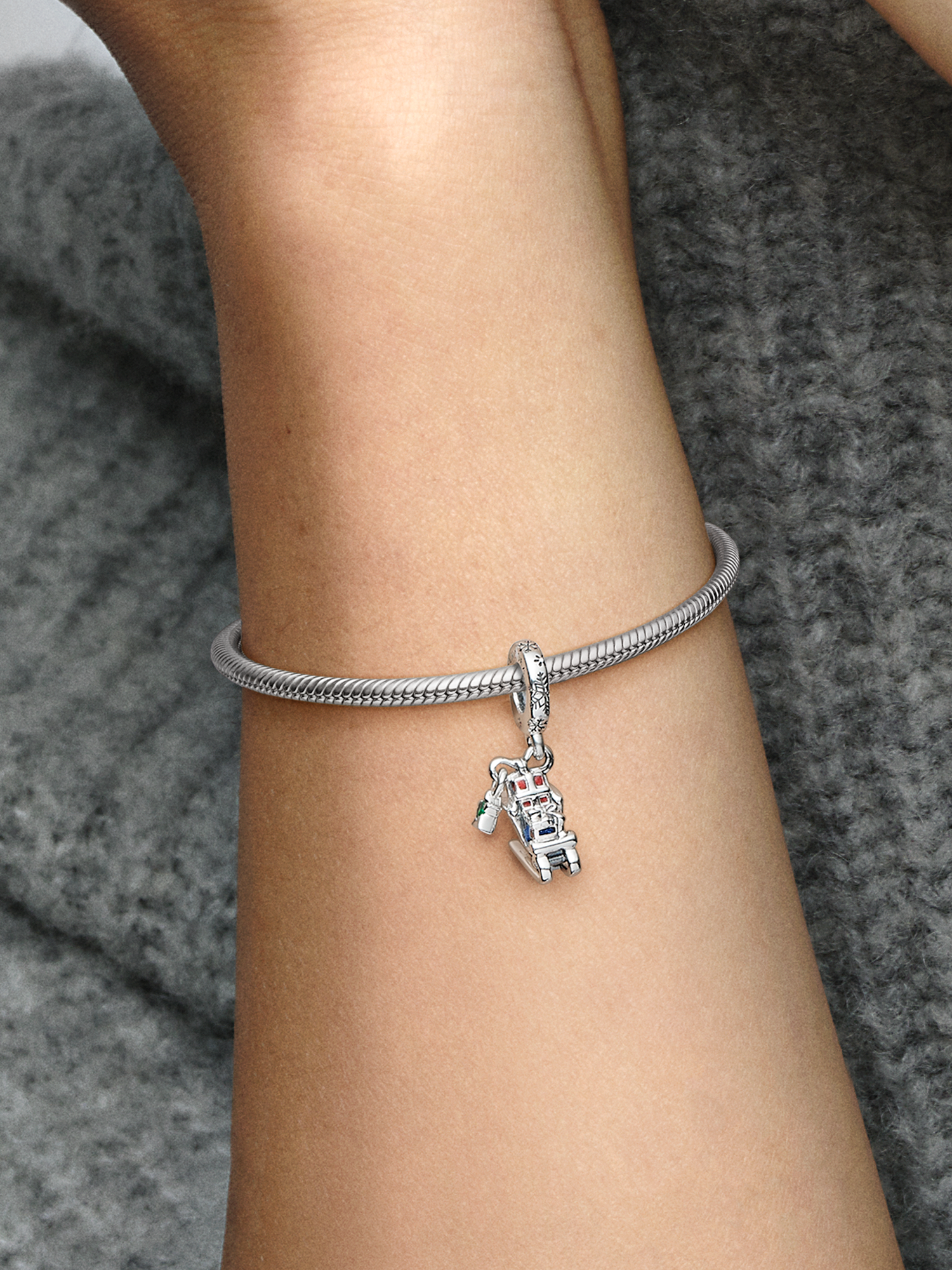 Christmas Sleigh 2023 Dangle Charm