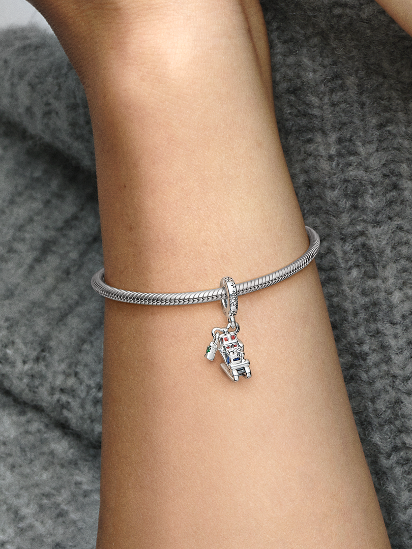 Christmas Sleigh 2023 Dangle Charm