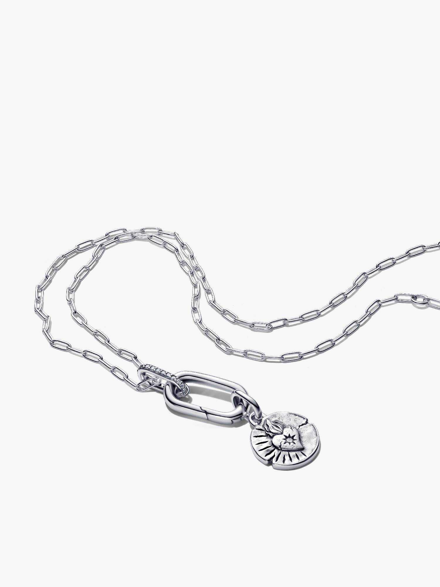 Collier à pendentif médaillon Cœur