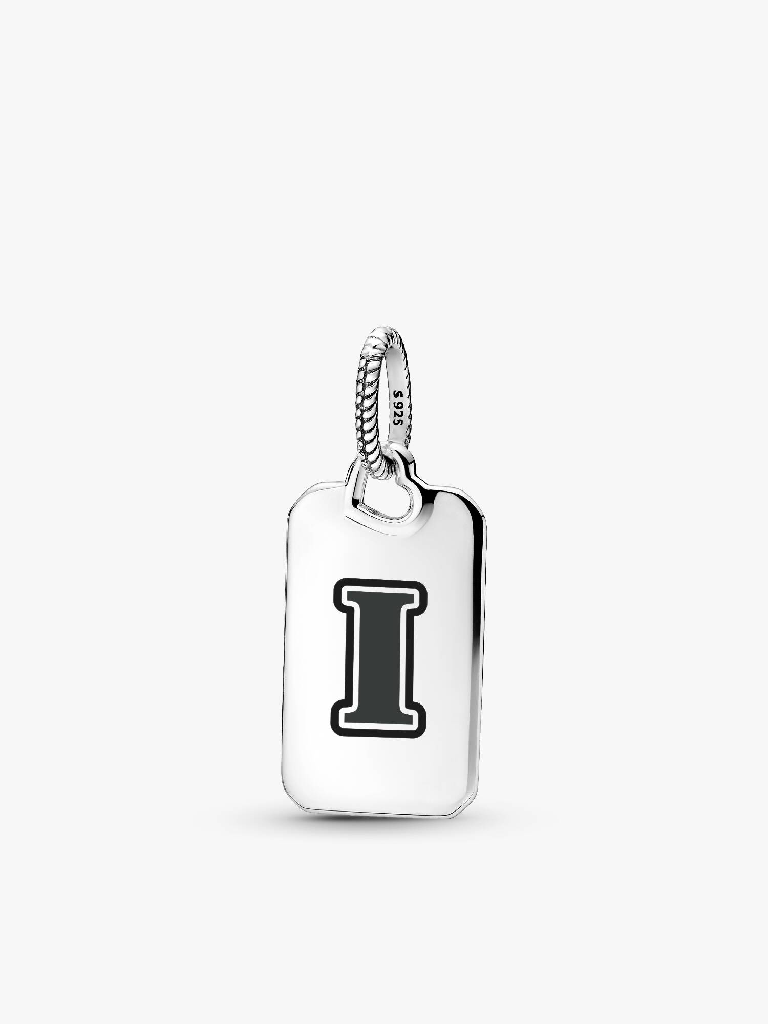 Letter I Rectangle Pendant