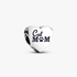 Engravable Cat Mom Heart Charm Engravable Cat Mom Heart Charm