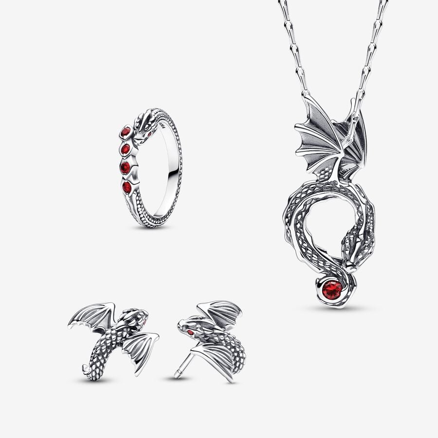 Game of Thrones Dragon Jewellery Set image number 0
