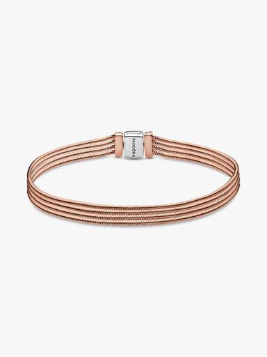 VENTE FINALE - Bracelet à multiples chaînes serpentines Pandora Réflexions