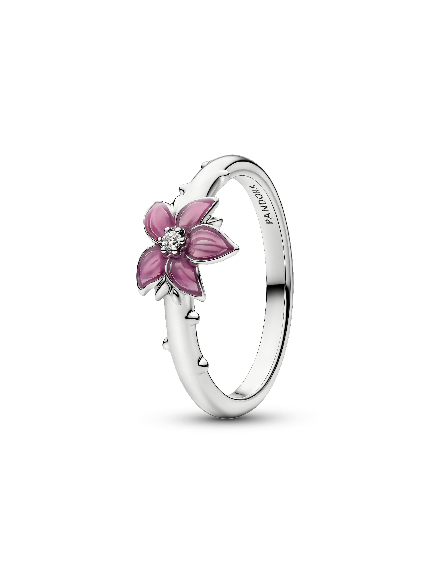 Disney Mulan Cherry Blossom Ring, Platinum Plated